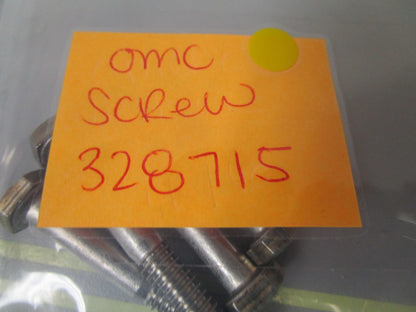 *NEW OEM* (LOT OF 4) 0810 OMC Johnson Evinrude Screw 328715 0328715
