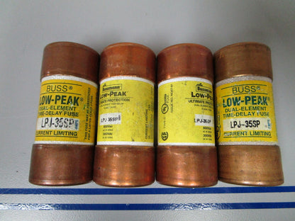 NEW OEM LPJ-35SP Bussman Low-Peak Dual Element Time Delay Class J Fuse (4) 0720