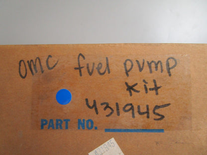 *NEW OEM* 0810 OMC Johnson Evinrude Fuel Pump Kit 431945 0431945