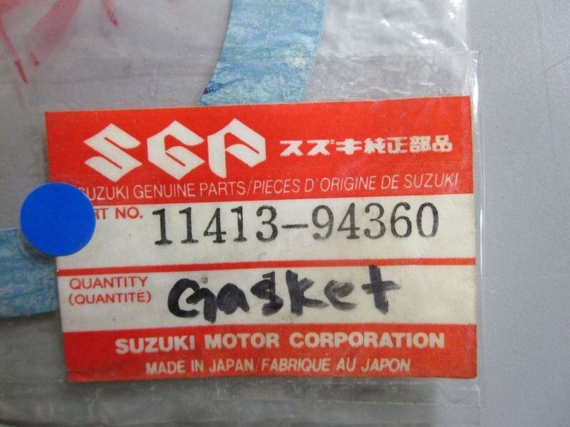 *NEW OEM* 0770 Suzuki Gasket 11413-94360