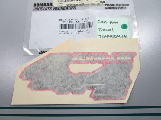 NEW OEM 704900426 Can-Am Decal 0810