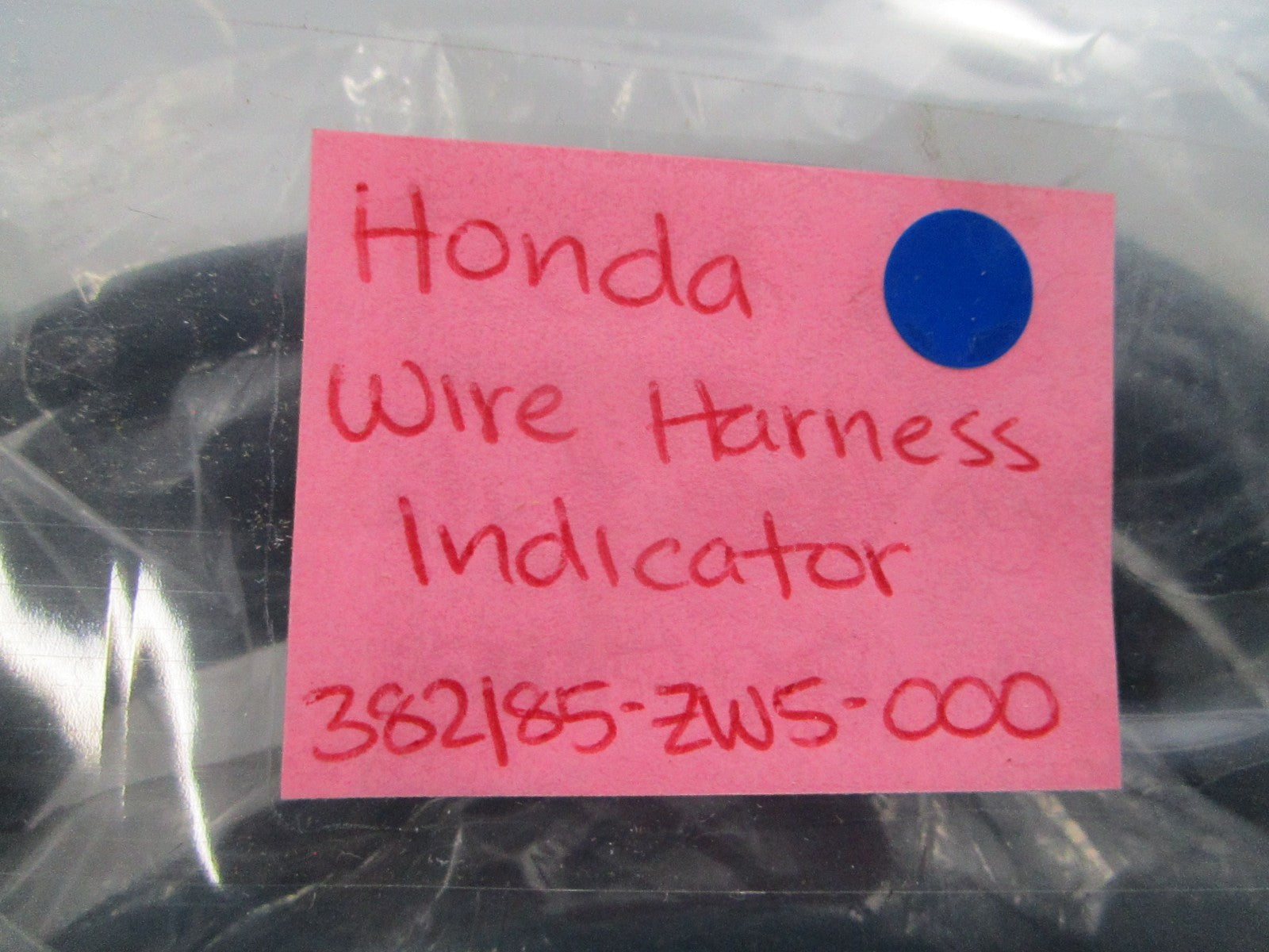 NEW OEM 382185-ZW5-000 Honda Wire Harness Indicator 0810