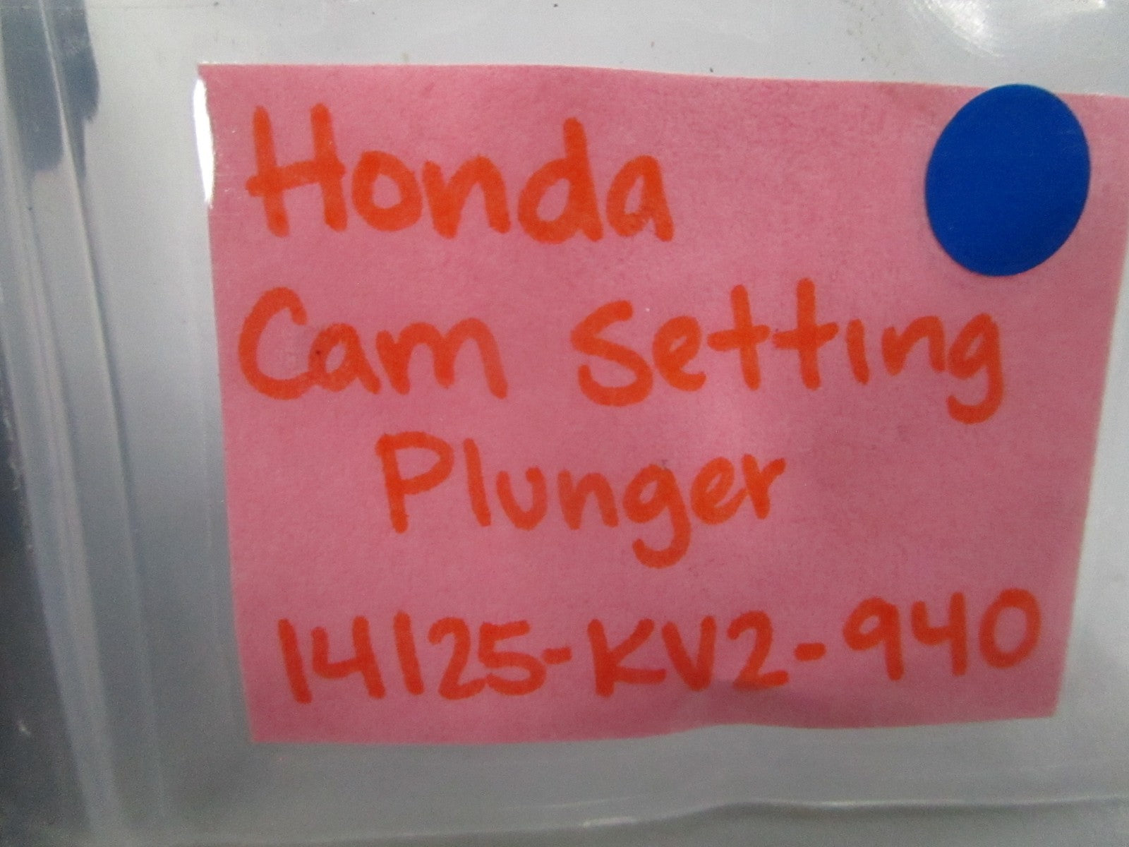 *NEW OEM* 0810 Honda Cam Setting Plunger 14125-KV2-940