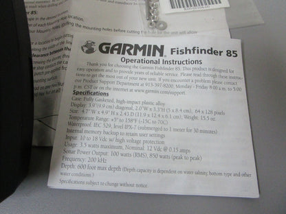 *NEW OEM* 0720 Garmin Fish Finder 85 FF85 010-00314-05 82488759