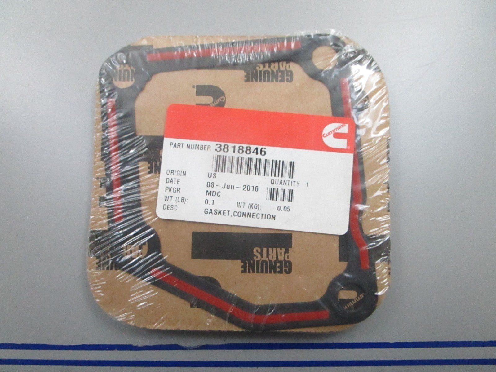 *NEW OEM* 0810 Cummins Connection Gasket 3818846