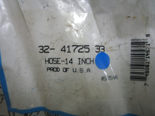 *NEW OEM* 0810 Mercury Quicksilver 14 Inch Hose 32-41725 33
