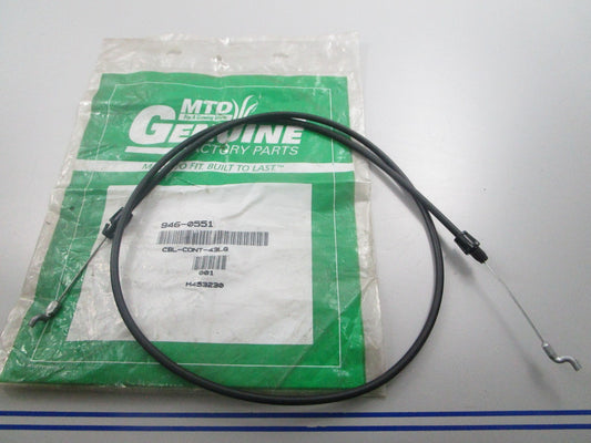 *NEW OEM* 0810 MTD Control Cable 946-0551