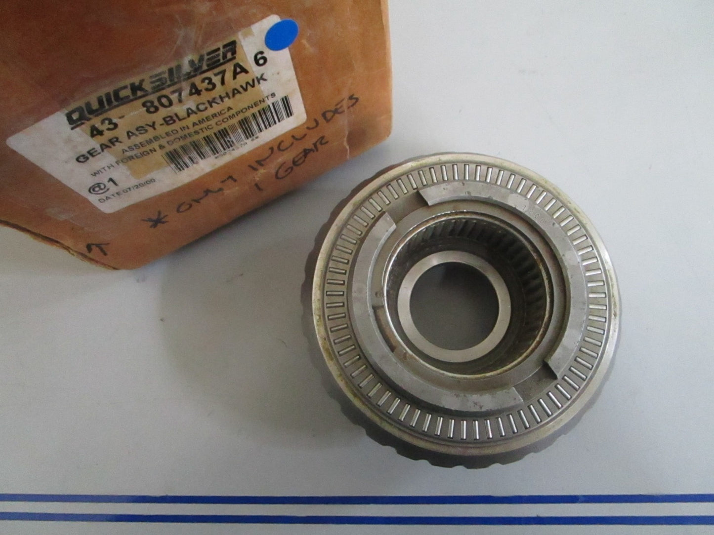 *NEW OEM* 0820 Mercury Quicksilver Blackhawk Gear Assy 43-807437A6