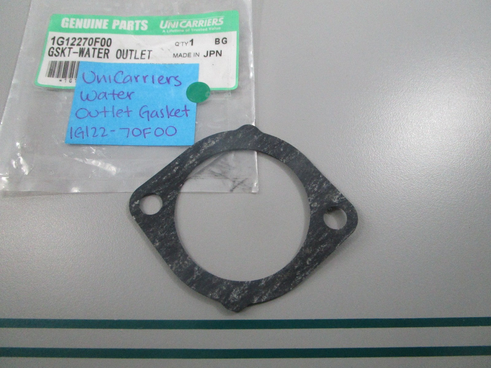 NEW OEM 1G122-70F00 UniCarriers Water Outlet Gasket 0810