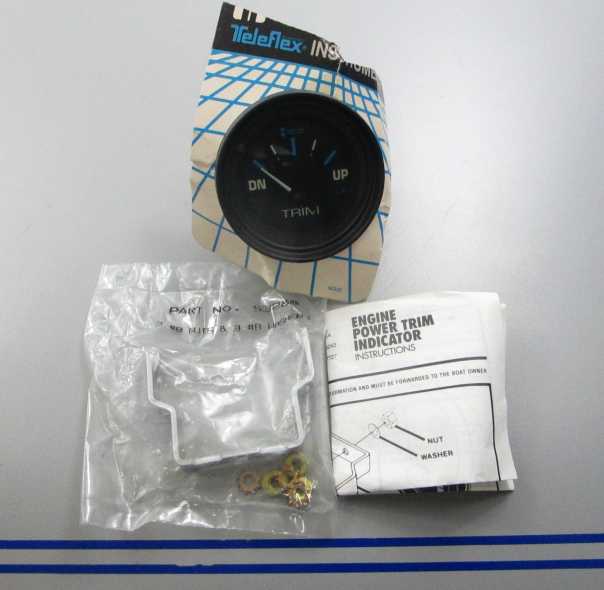 *NEW OEM* 0720 Teleflex Trim Gauge Assembly 56936P
