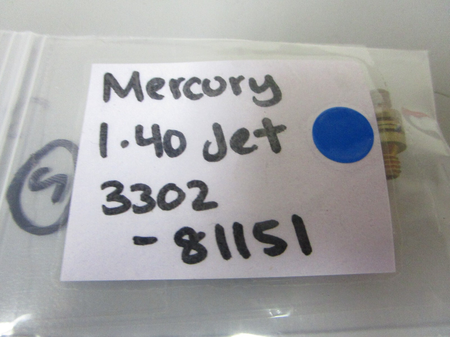 *NEW OEM* 0810 Mercury Quicksilver 1.40 Jet 3302-81151
