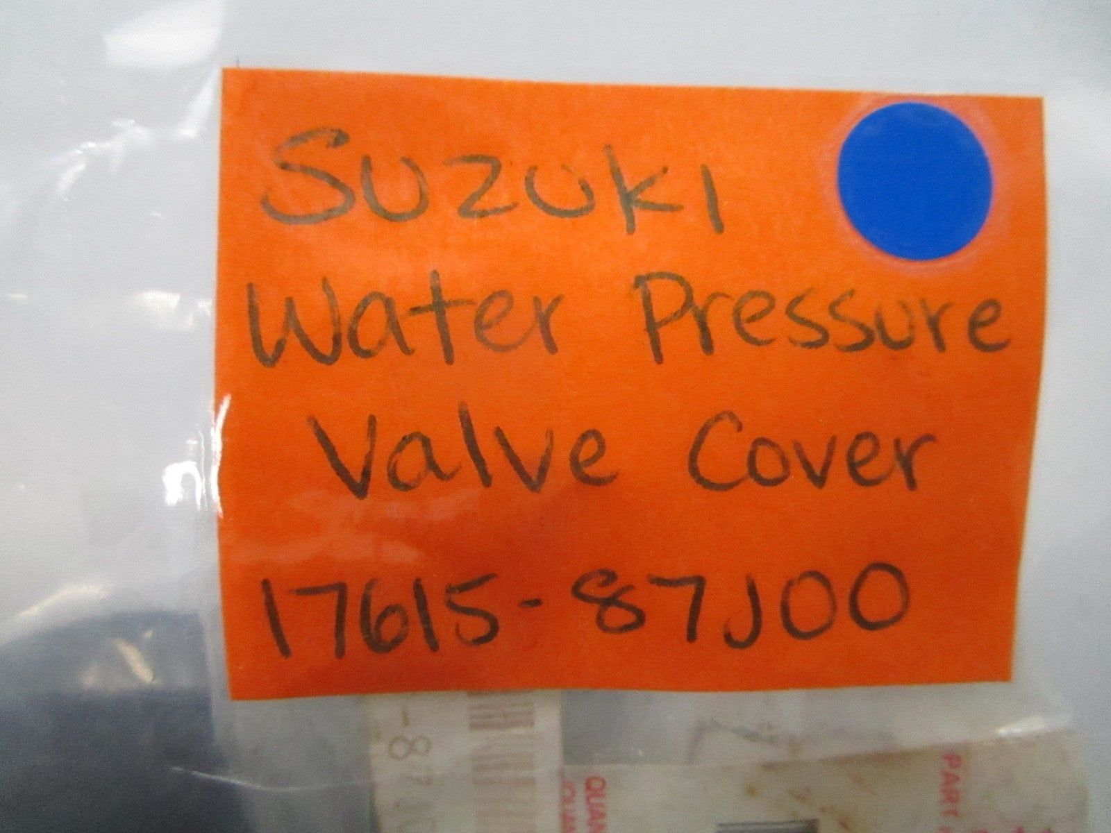 *NEW OEM* 0810 Suzuki Water Pressure Valve Cover 17615-87J00