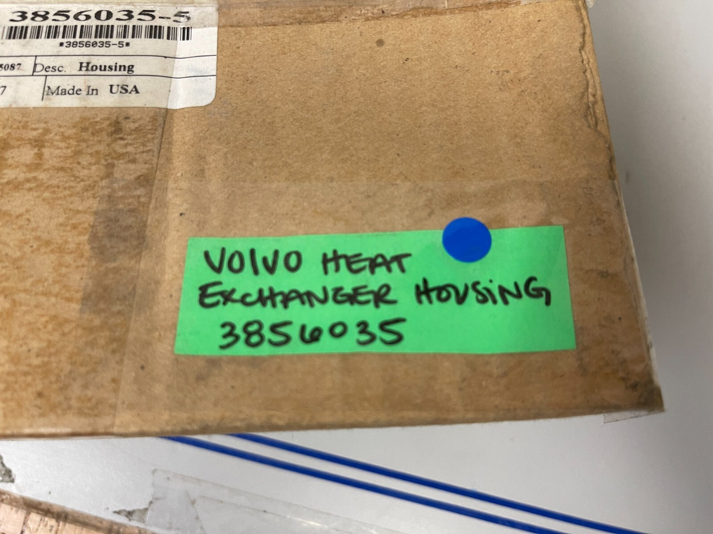 *NEW OEM* 0720 Volvo Penta Heat Exchanger Housing 3856035