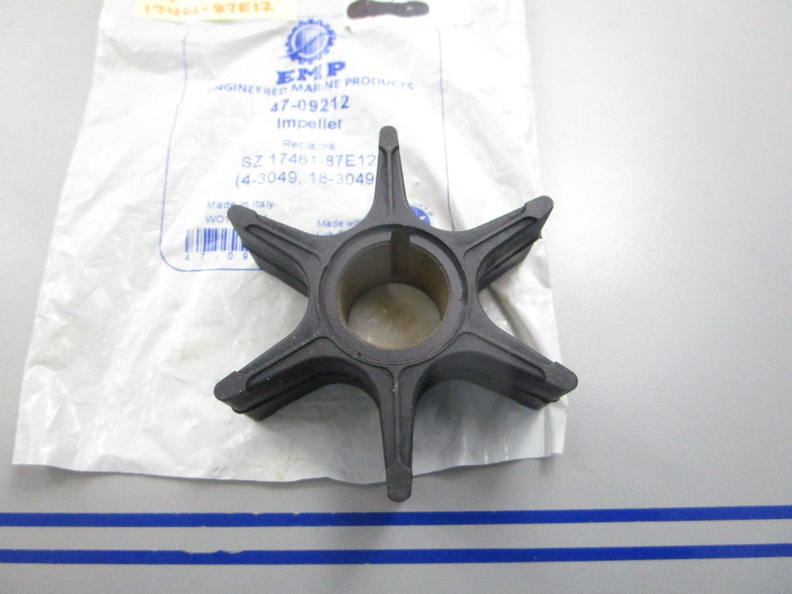NEW 47-09212 Replaces: Suzuki 17461-87E12 EMP Impeller 0810