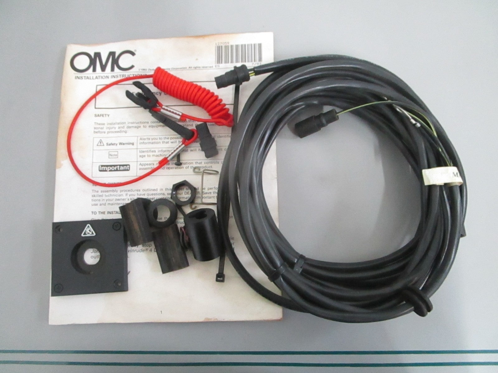 NEW OEM 175949 0175949 OMC Johnson Evinrude Emergency Stop Switch 0820