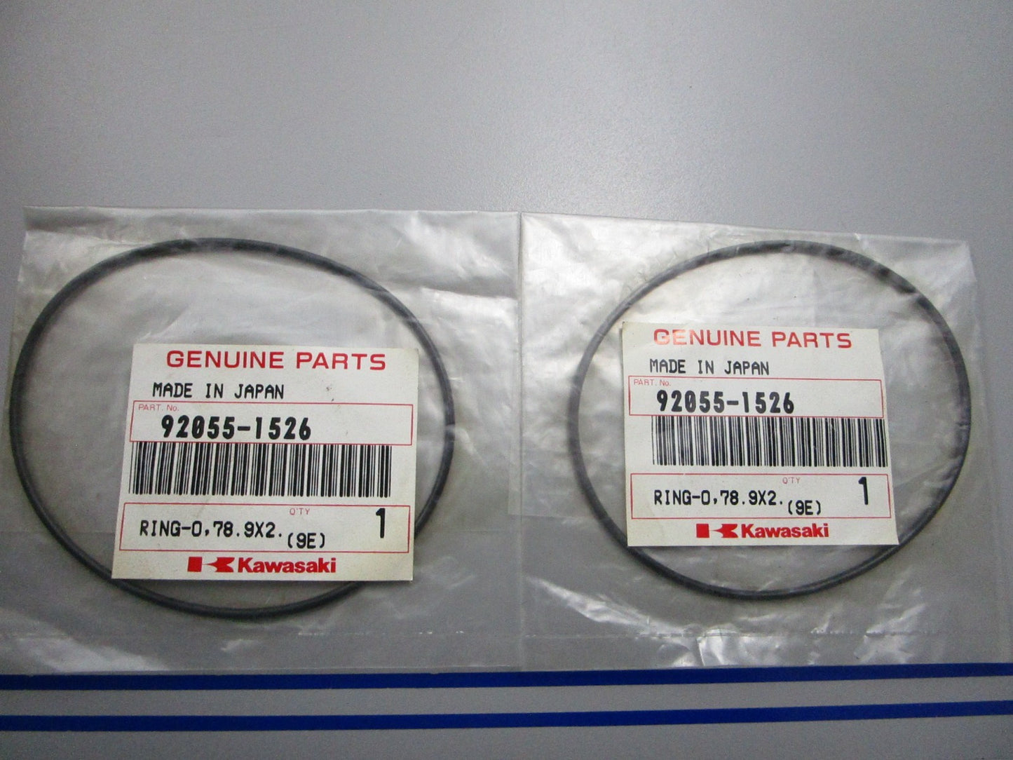 NEW OEM (LOT OF 4) 92055-1526 Kawasaki O-Ring 0810