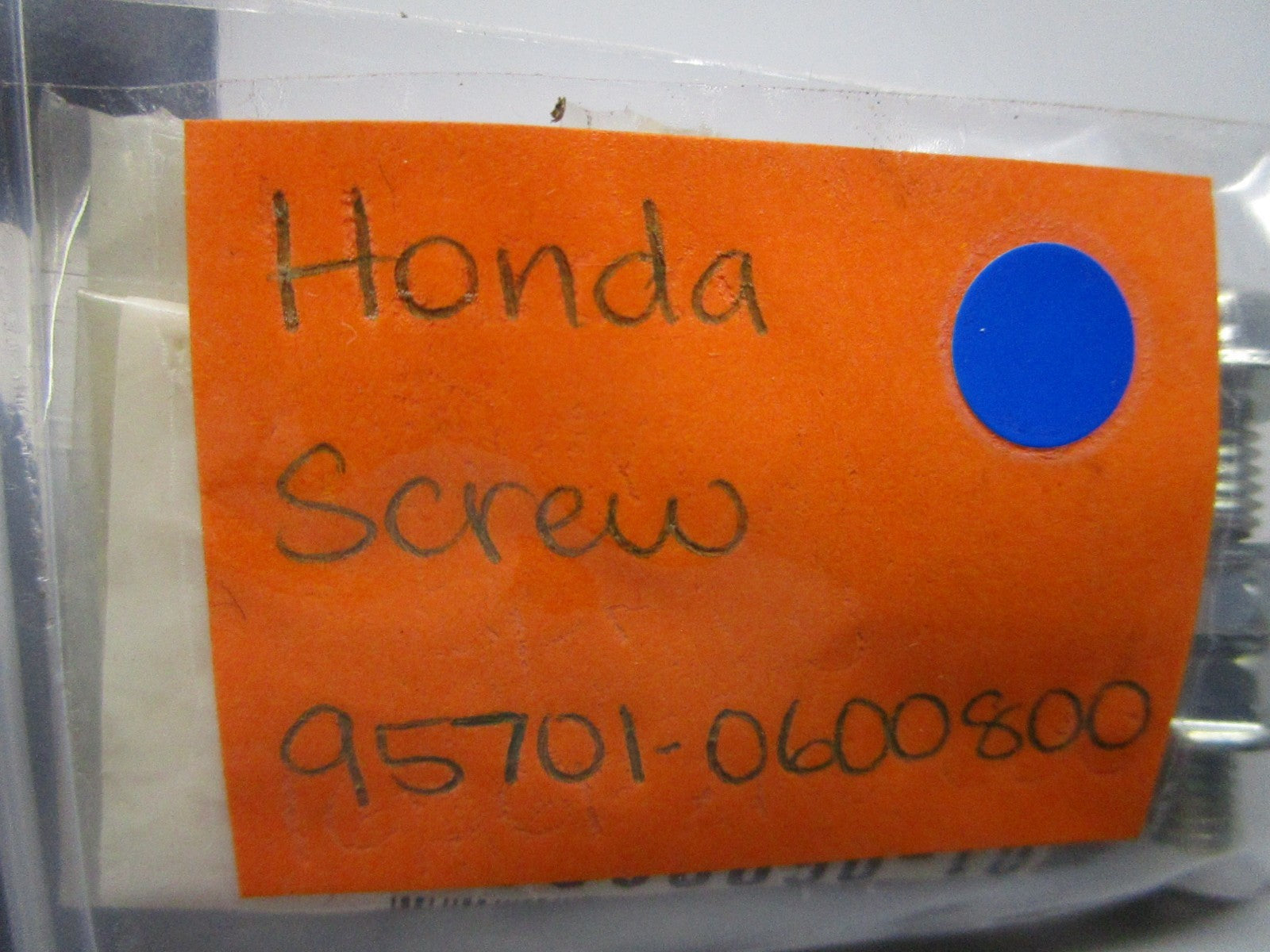 *NEW OEM* (LOT OF 3) 0810 Honda Screw 95701-0600800
