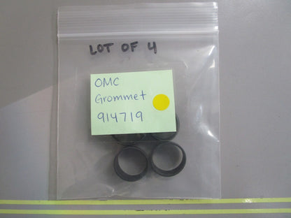 *NEW OEM* (LOT OF 4) 0810 OMC Johnson Evinrude Grommet 914719 0914719