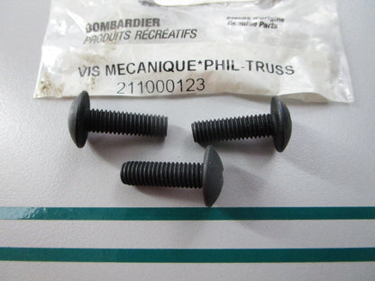 NEW OEM (LOT OF 3) 211000123 BRP Screw 0810