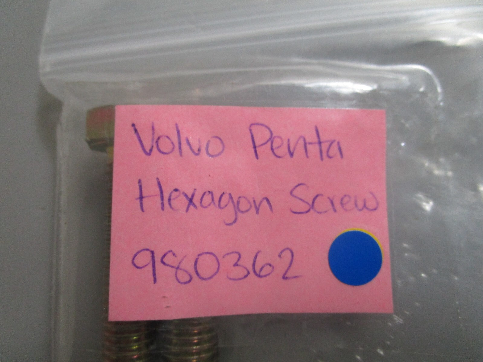 *NEW OEM* 0810 Volvo Penta Hexagon Screw 980362
