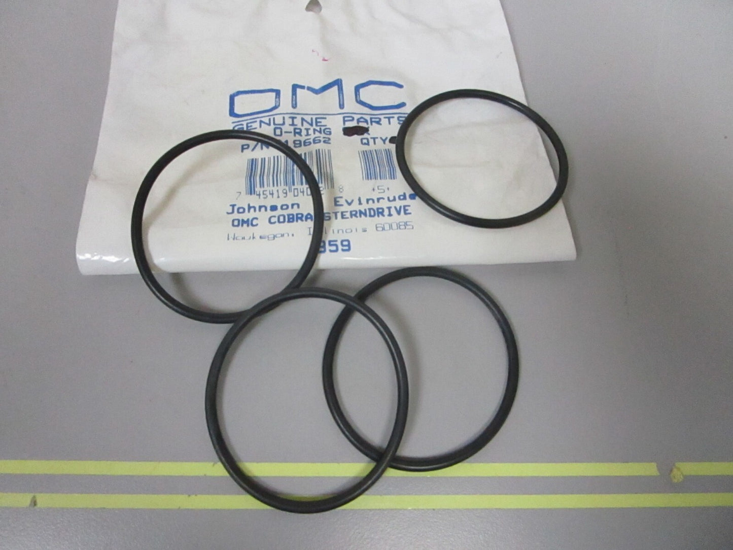 *NEW OEM* (LOT OF 4) 0810 OMC Johnson Evinrude O-Ring 319662 0319662
