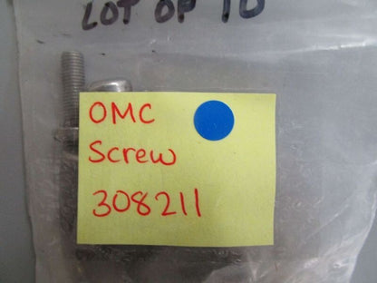 *NEW OEM* (LOT OF 10) 0770 OMC Johnson Evinrude Screw 308211 0308211