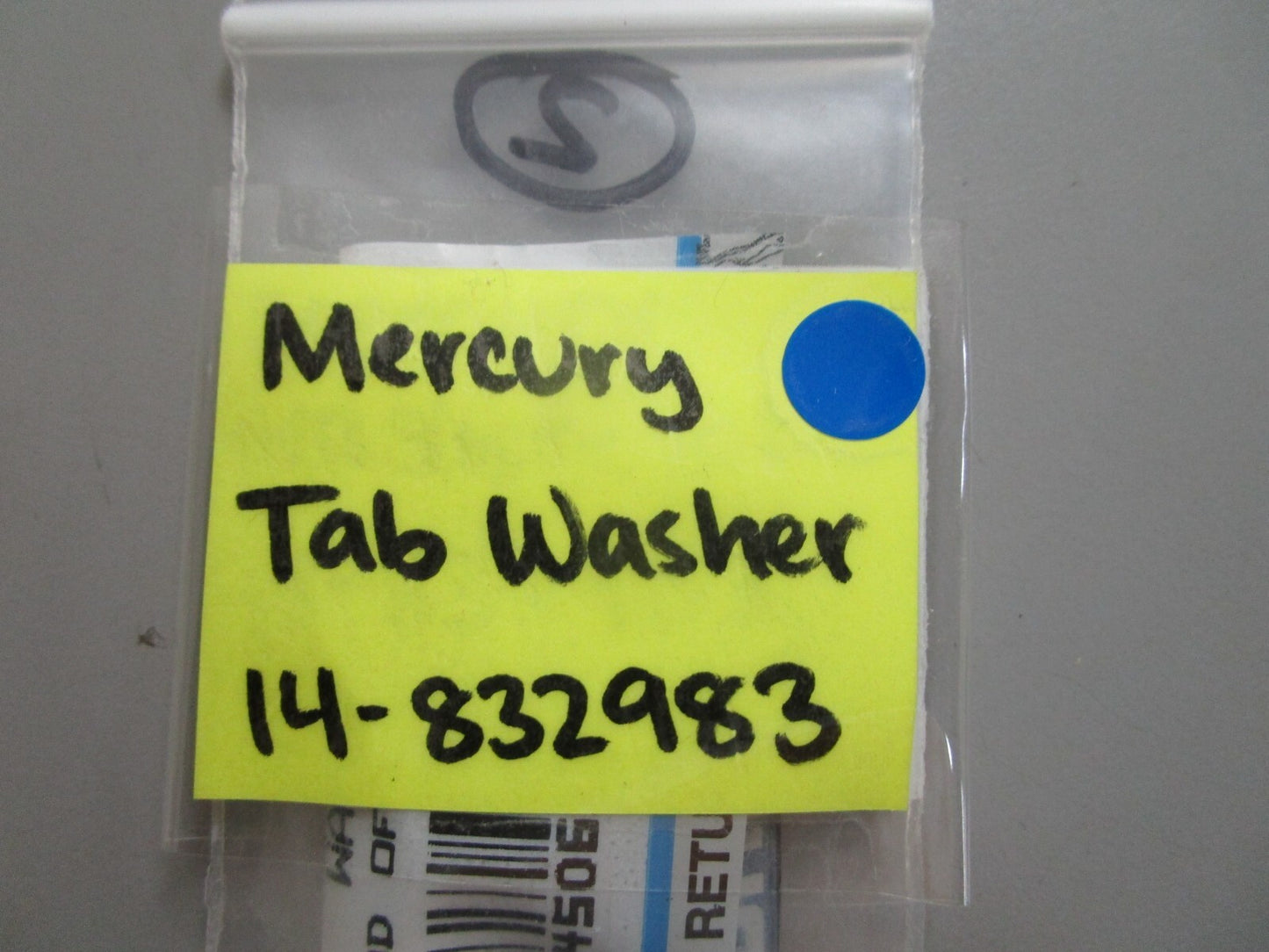 *NEW OEM* 0810 Mercury Quicksilver Tab Washer 14-832983
