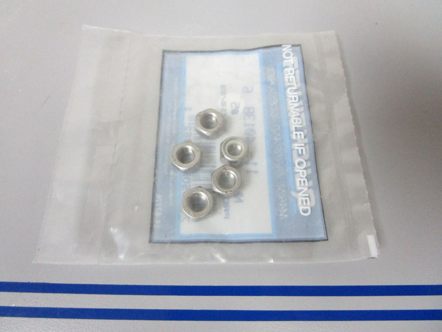 *NEW OEM* (LOT OF 5)  0770 Mercury Quicksilver Nut 11-401386