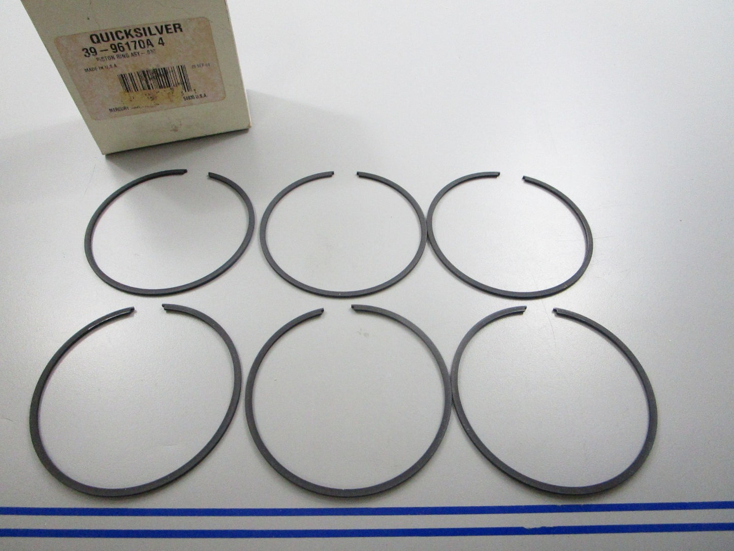 *NEW OEM* 0810 Mercury Quicksilver 6 Piston Ring Set 39-96170A4