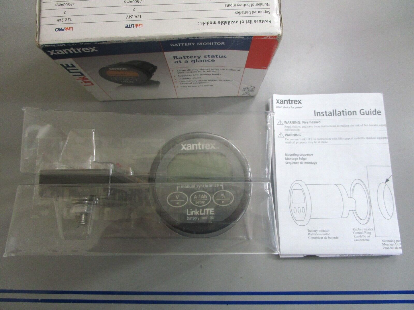 *NEW* 0820 Xantrex Battery Monitor 84-2030-00