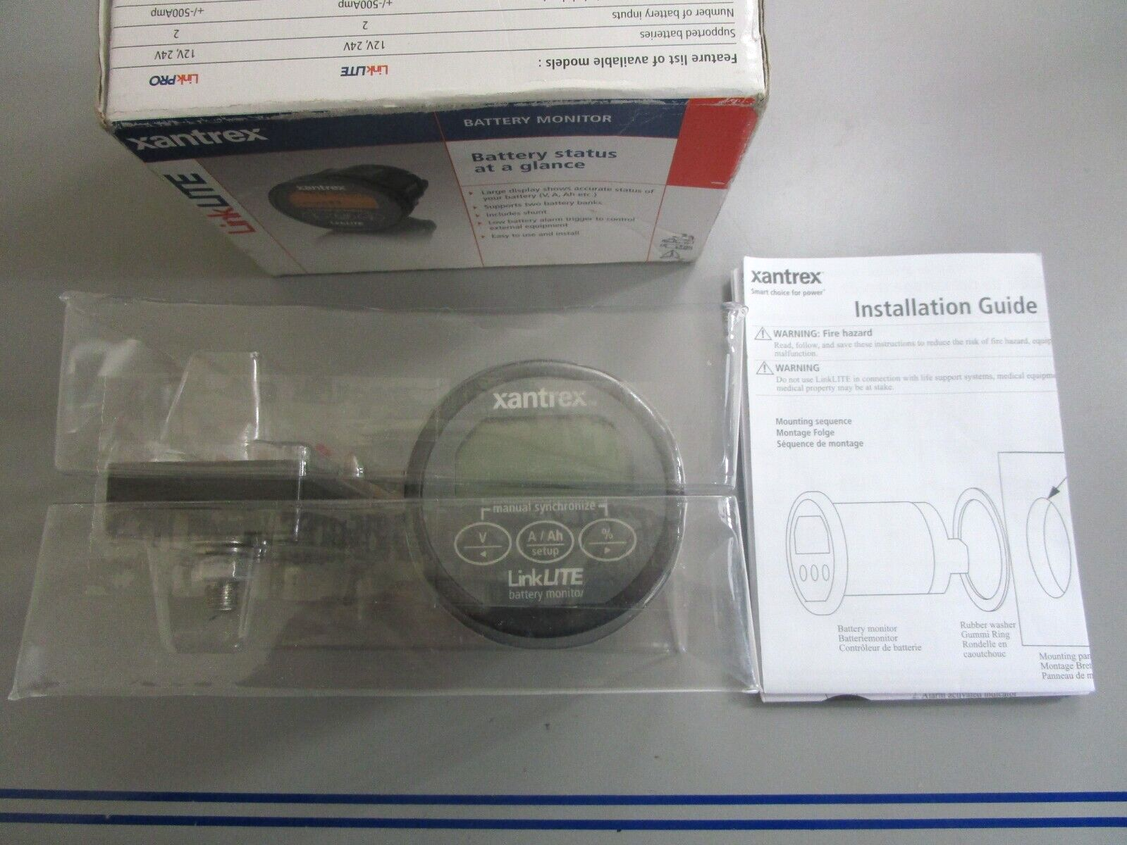 *NEW* 0820 Xantrex Battery Monitor 84-2030-00