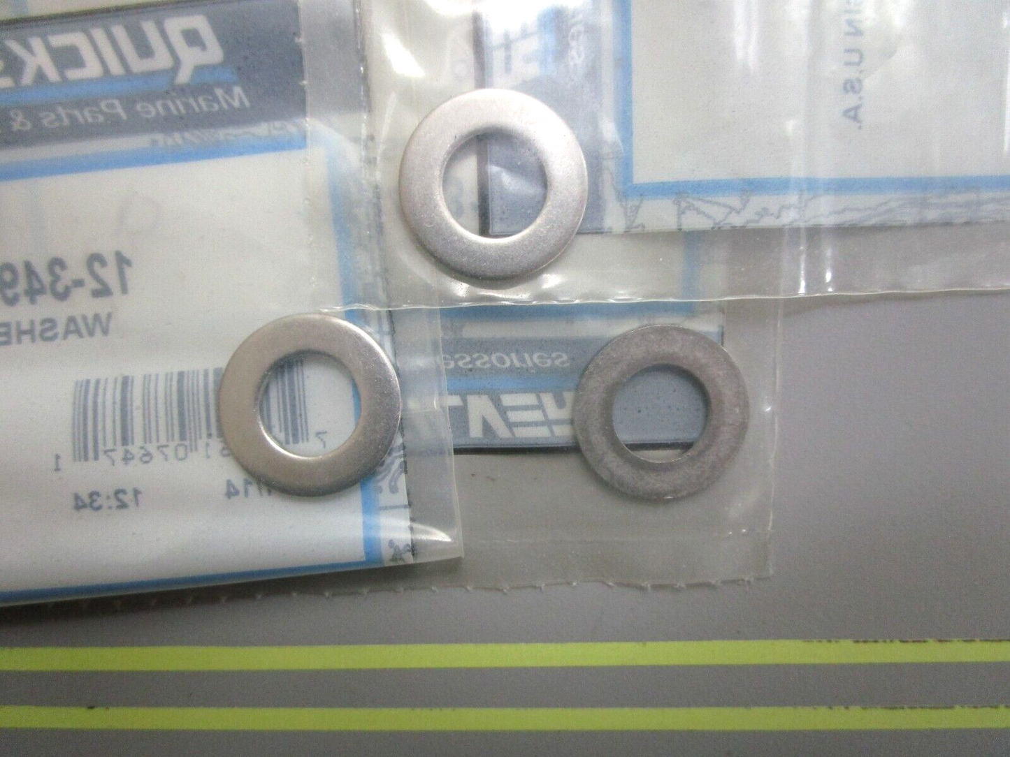 *NEW OEM* (LOT OF 3) 0810 Mercury Quicksilver Washer 12-34931