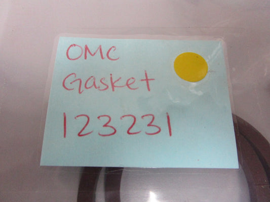 *NEW OEM* (LOT OF 2) 0810 OMC Johnson Evinrude Gasket 123231 0123231