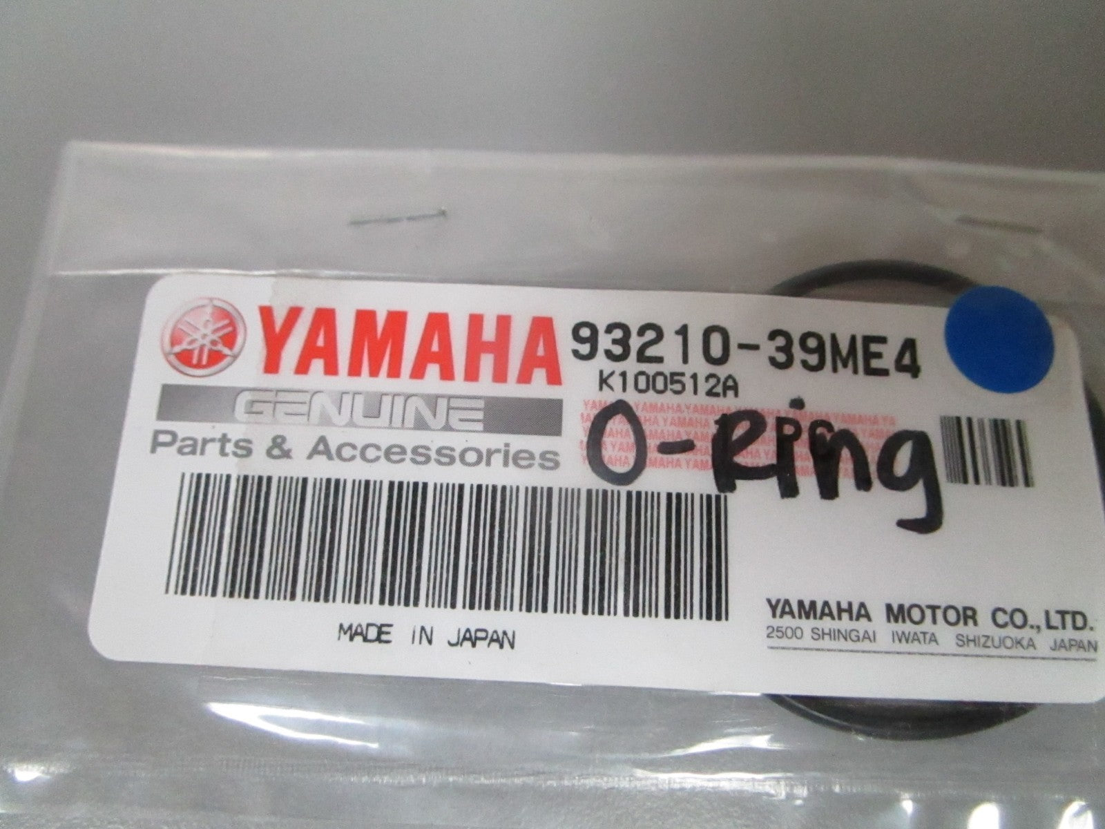 NEW OEM 93210-39ME4 Yamaha O-Ring 0810