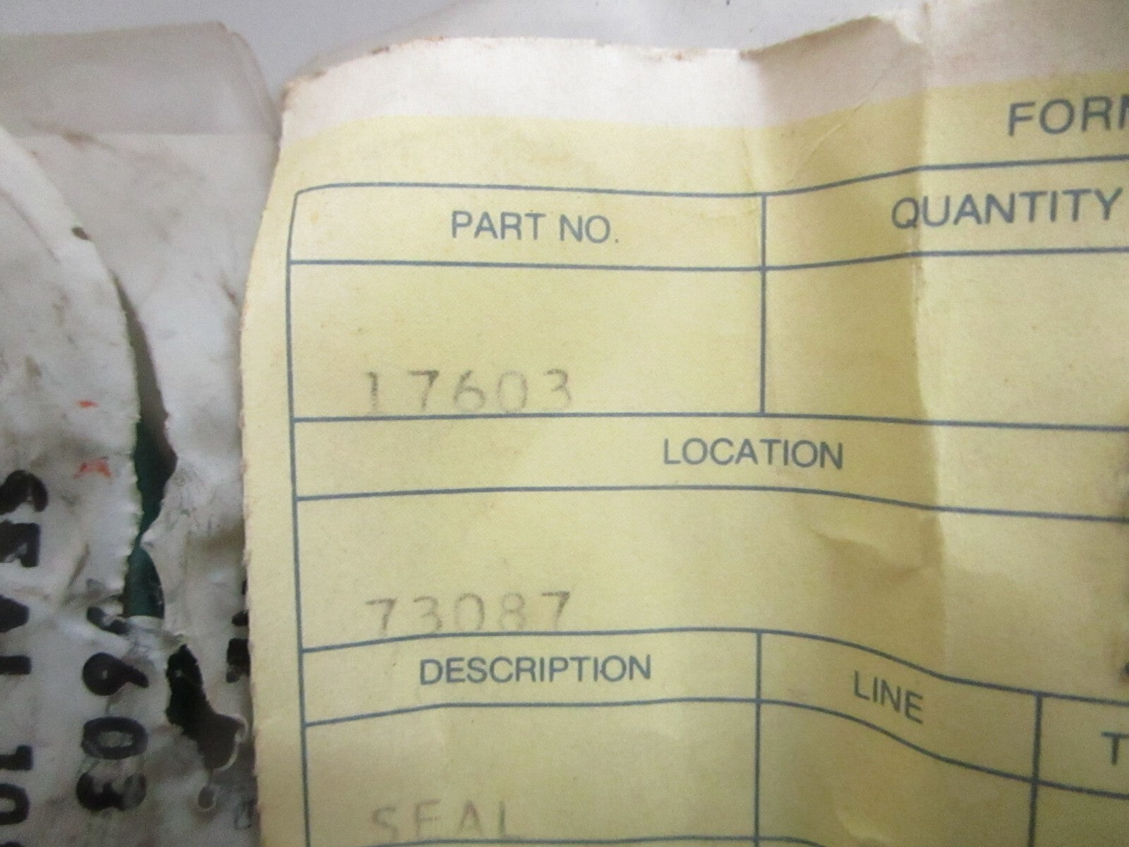 *NEW OEM* 0820 Case IH Seal 17603