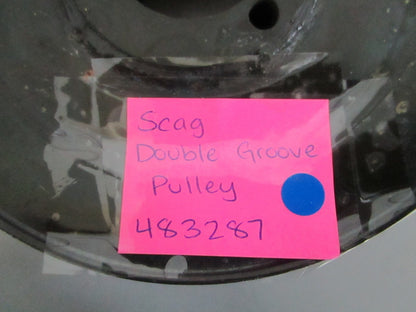 *NEW OEM* 0820 Scag Double Groove Pulley 483287