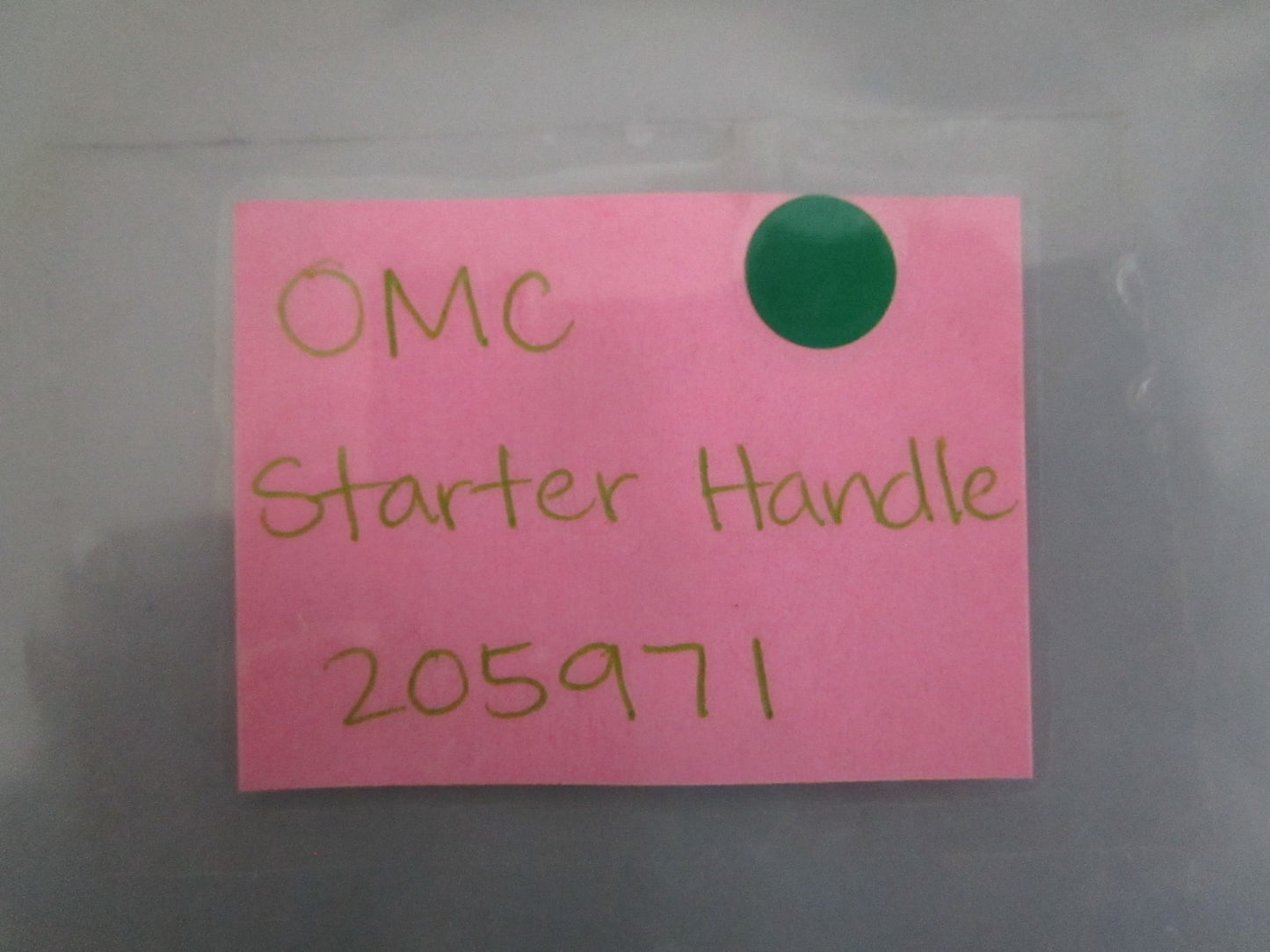 NEW OEM 205971 0205971 OMC Johnson Evinrude Starter Handle 0820