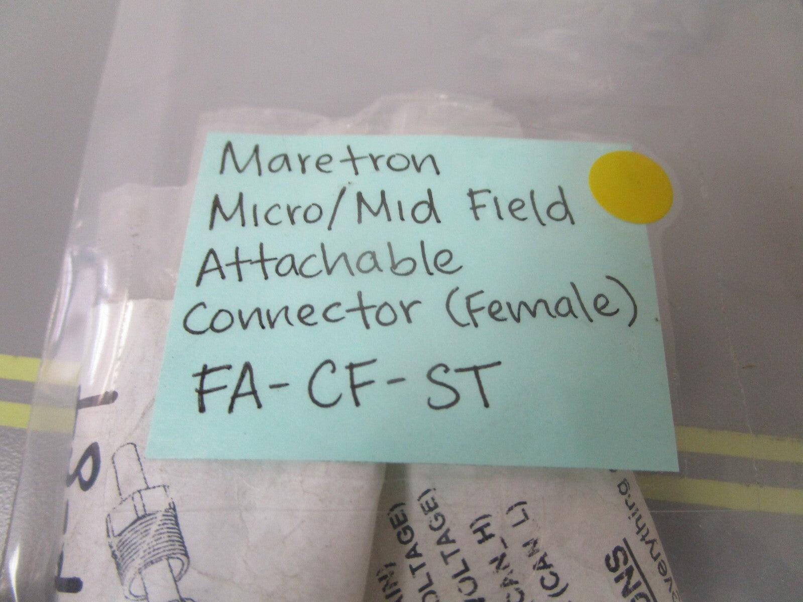 *NEW* 0750 Maretron MICRO/MID FIELD ATTACHABLE CONNECTOR (FEMALE) FA-CF-ST