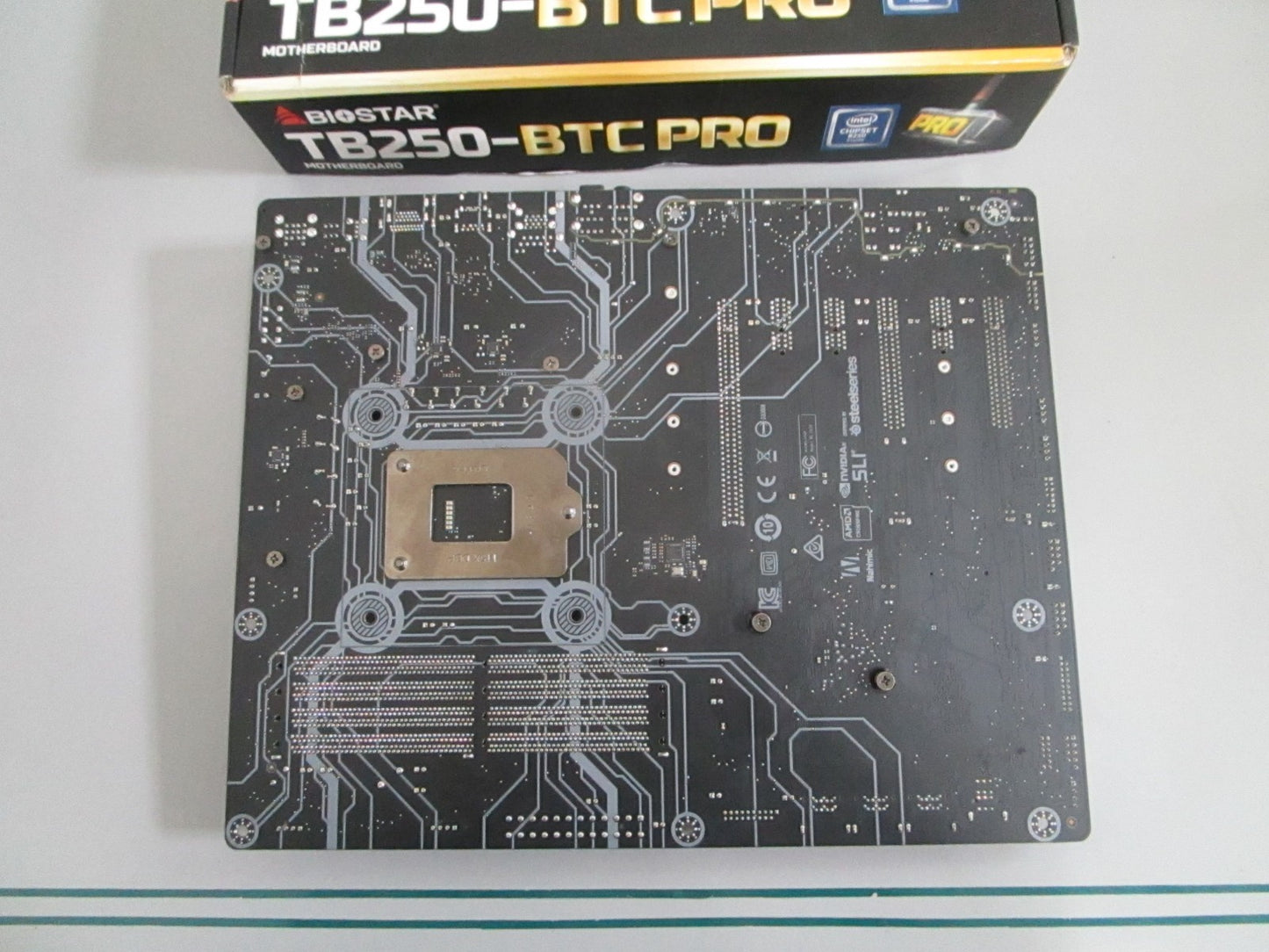 Biostar NEW TB250-BTC PRO LGA1151 B250 DDR4 12 PCIe GPU Mining Motherboard 0820