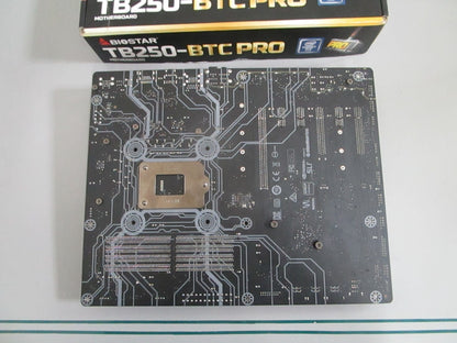 Biostar NEW TB250-BTC PRO LGA1151 B250 DDR4 12 PCIe GPU Mining Motherboard 0820