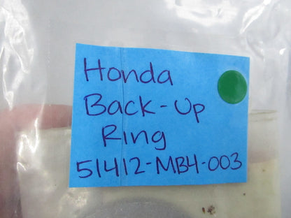 NEW OEM 51412-MB4-003 Honda Back-Up Ring 0810