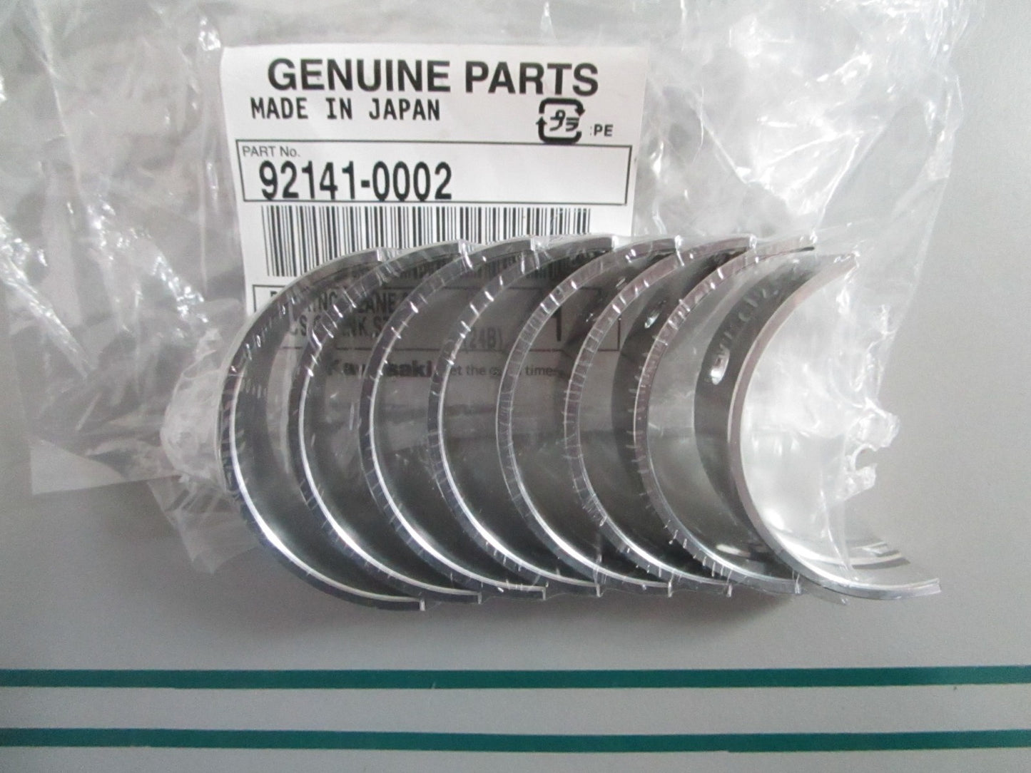 NEW OEM 92141-0002 Kawasaki 8 Bearing Set 0820