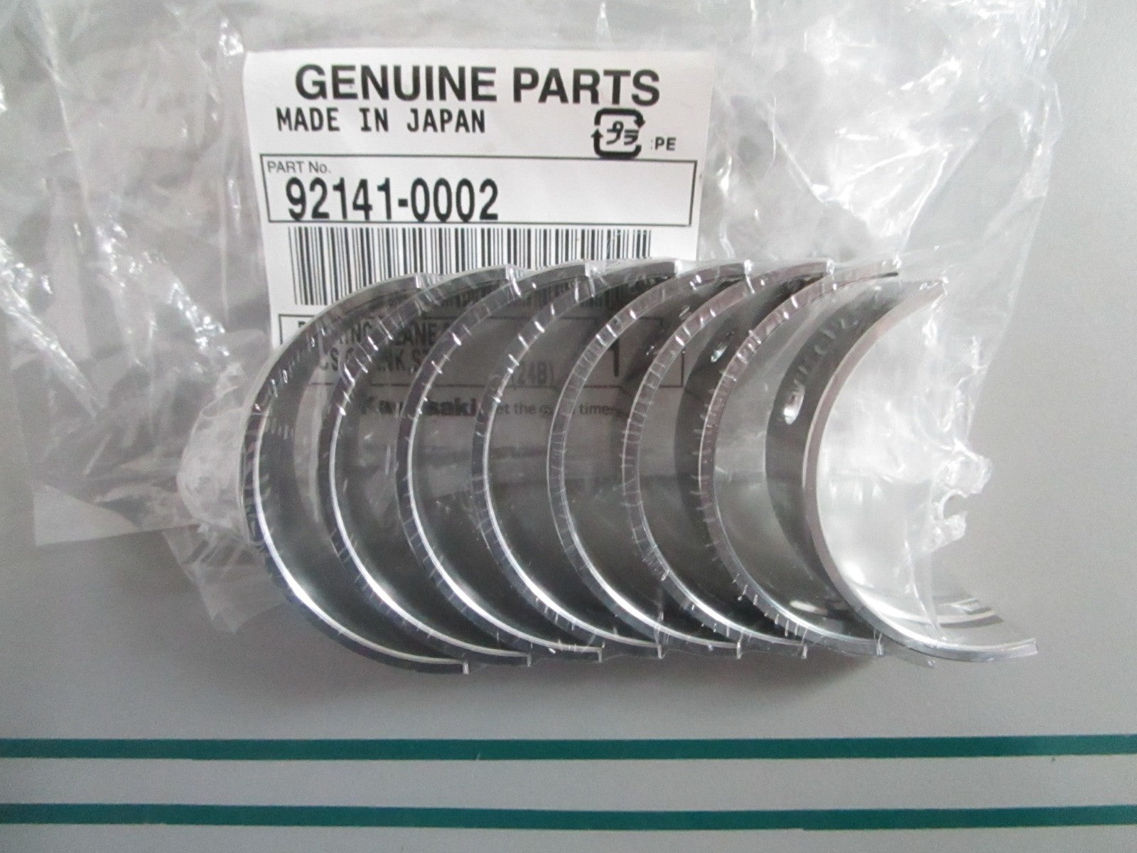 NEW OEM 92141-0002 Kawasaki 8 Bearing Set 0820