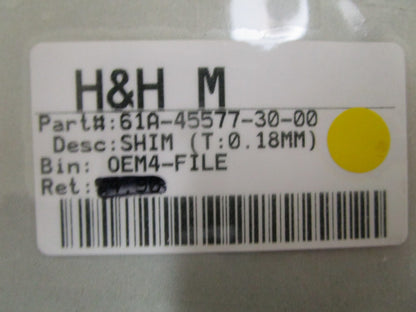 *NEW OEM* 0810 Yamaha (T:0.18MM) Shim 61A-45577-30-00
