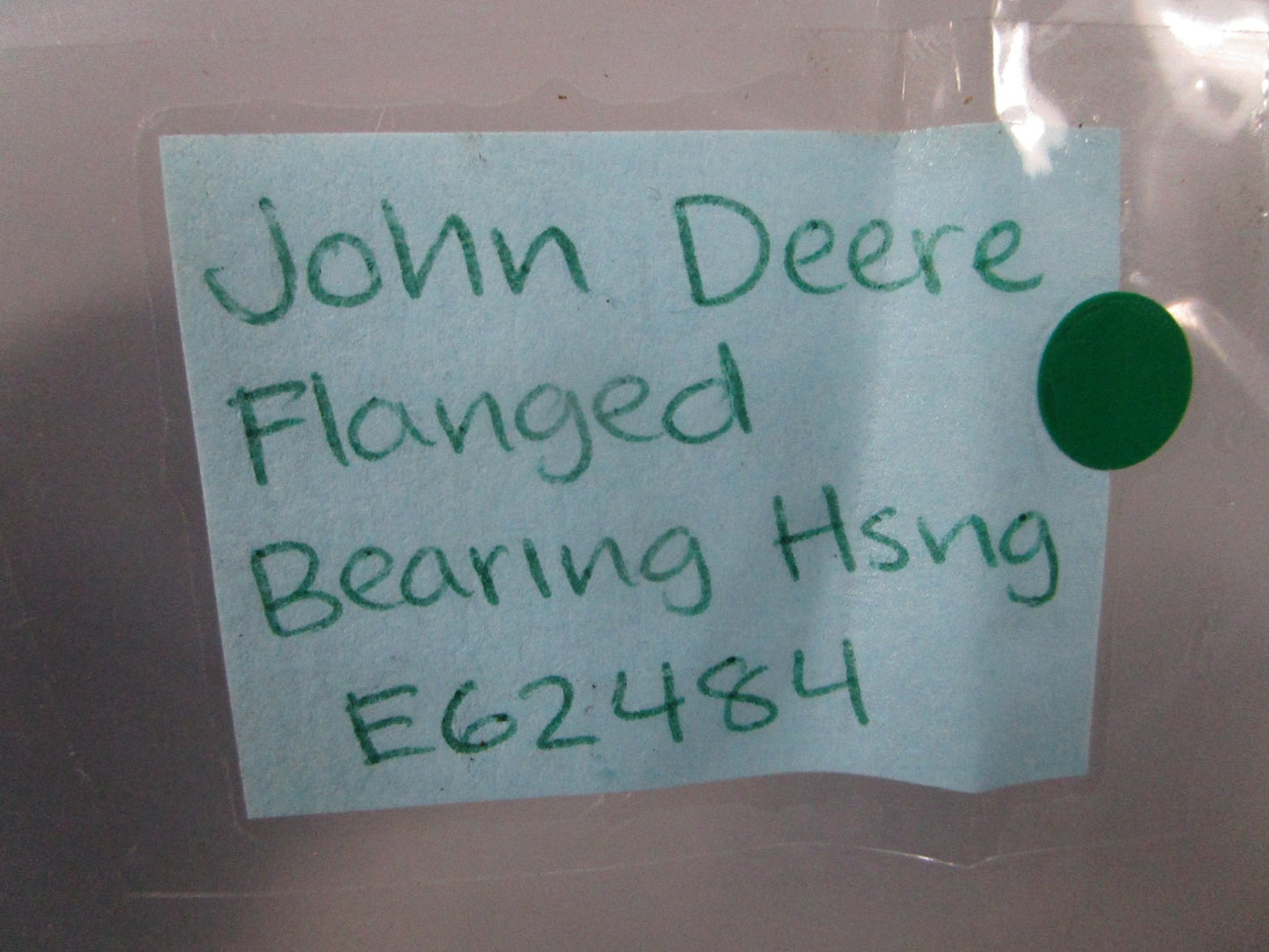 NEW OEM E62484 John Deere Flanged Bearing Housing 0810