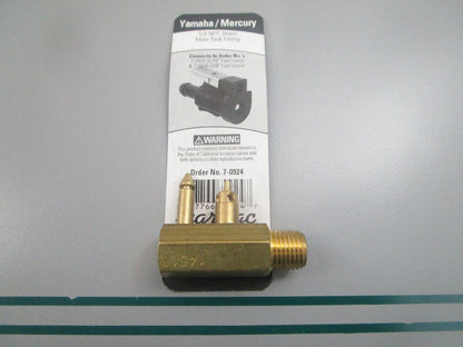 Marpac 7-0924 1/4NPT Brass Male Fitting NEW 0810