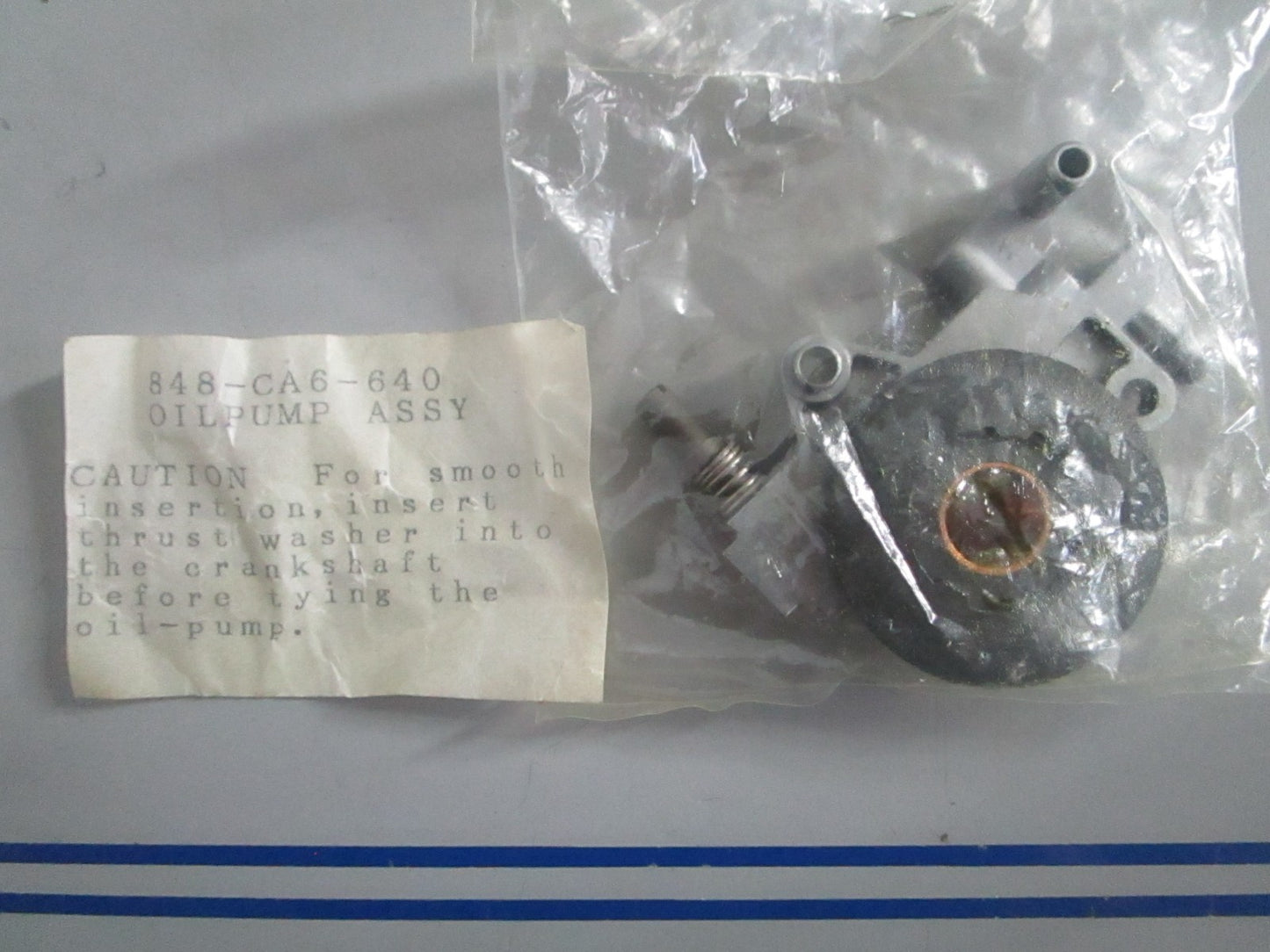 NEW OEM 7848-CA6-640 Red Max Oil Pump Assy 0820