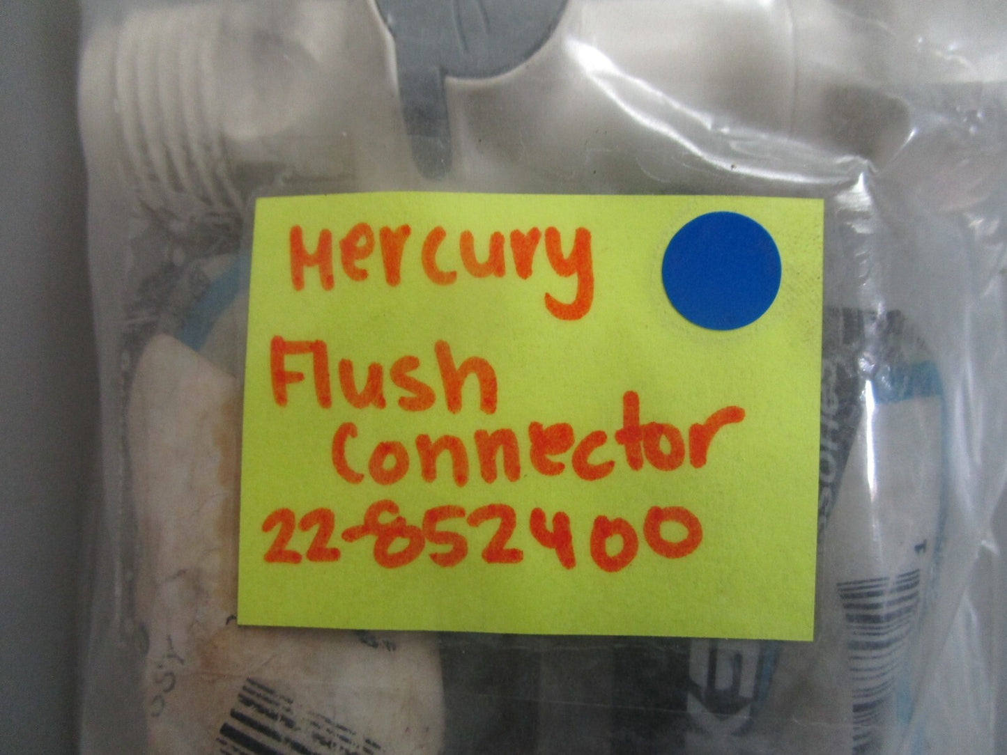 *NEW OEM* 0810 Mercury Quicksilver Flush Connector 22-852400