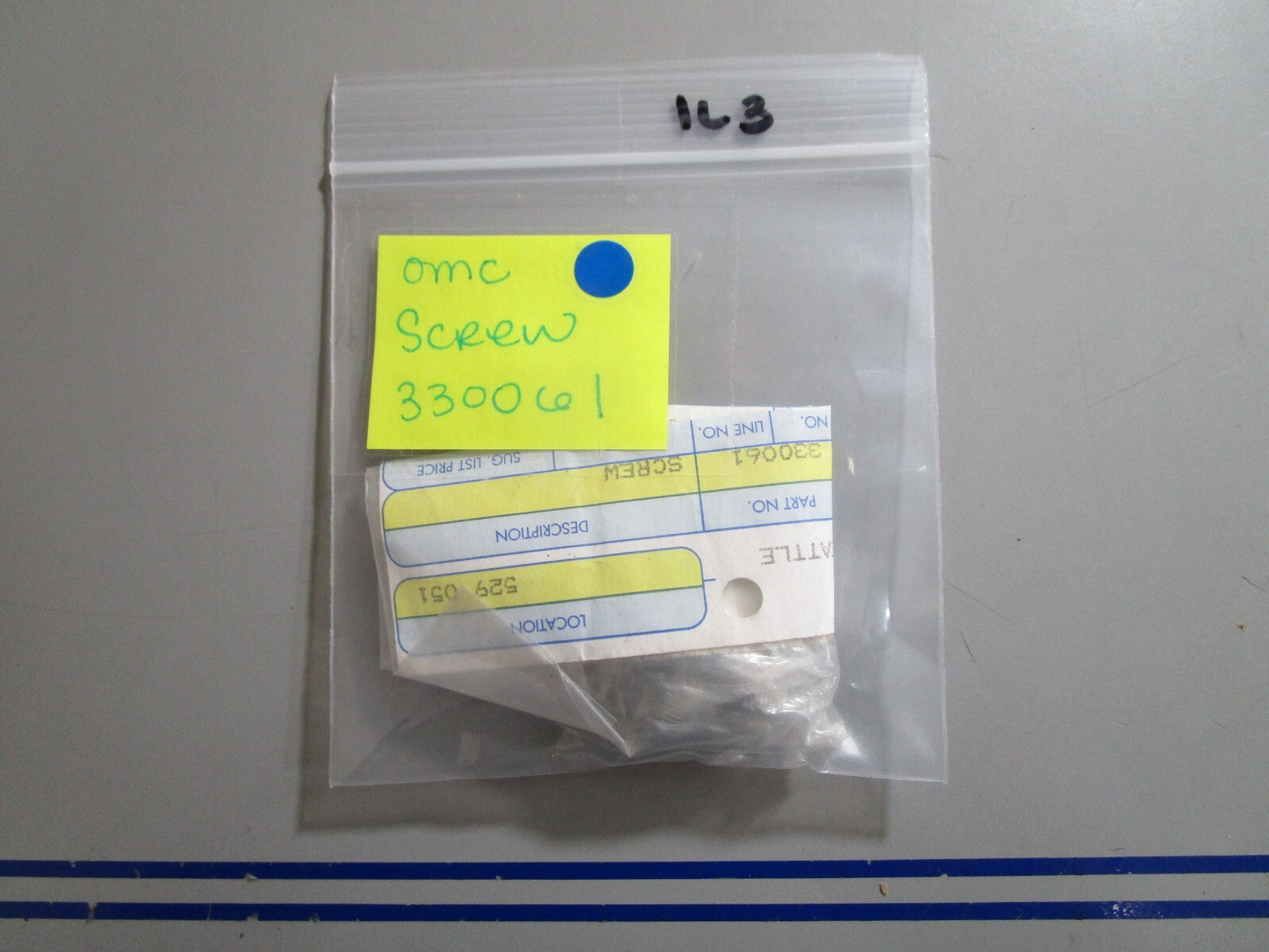 *NEW OEM* (LOT OF 3) 0810 OMC Johnson Evinrude Screw 330061 0330061