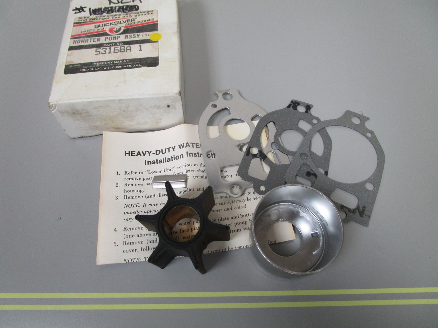 *NEW OEM* 0810 Mercury Quicksilver Water Pump Assembly 53168A1